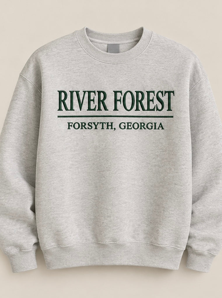 Adult River Forest Crew Neck Sweatshirt