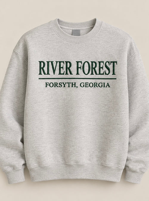 Adult River Forest Crew Neck Sweatshirt
