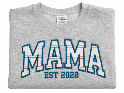 Hospital Blanket MAMA/DADA Crew Neck Sweatshirt