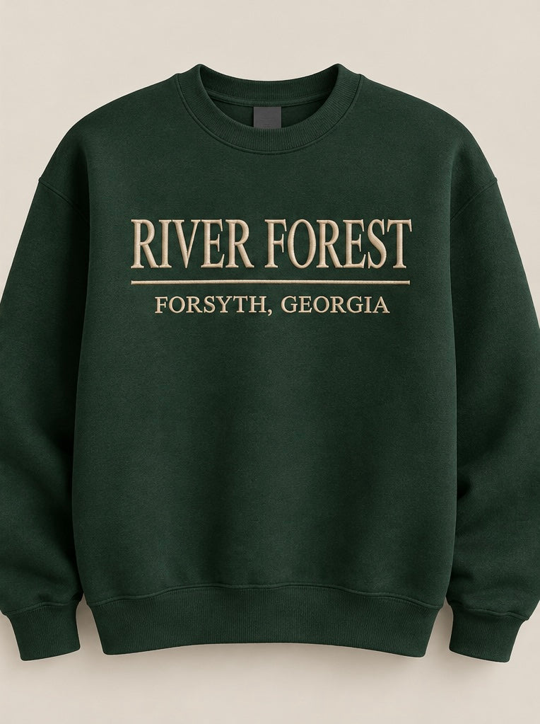 Adult River Forest Crew Neck Sweatshirt