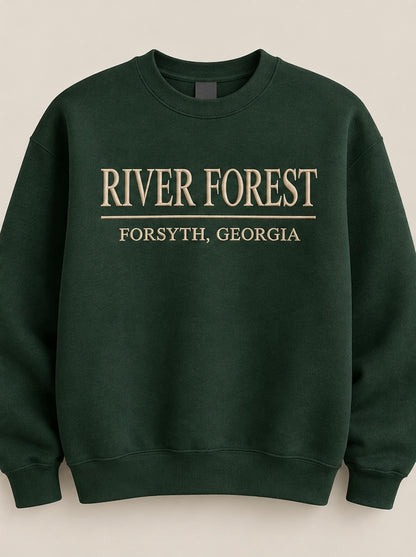 Adult River Forest Crew Neck Sweatshirt