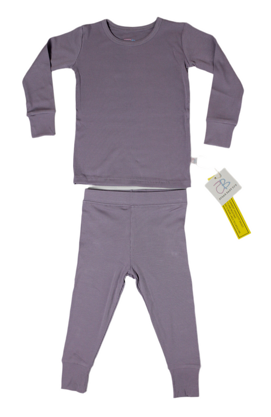 Anniston | Solid Ribbed Long Set