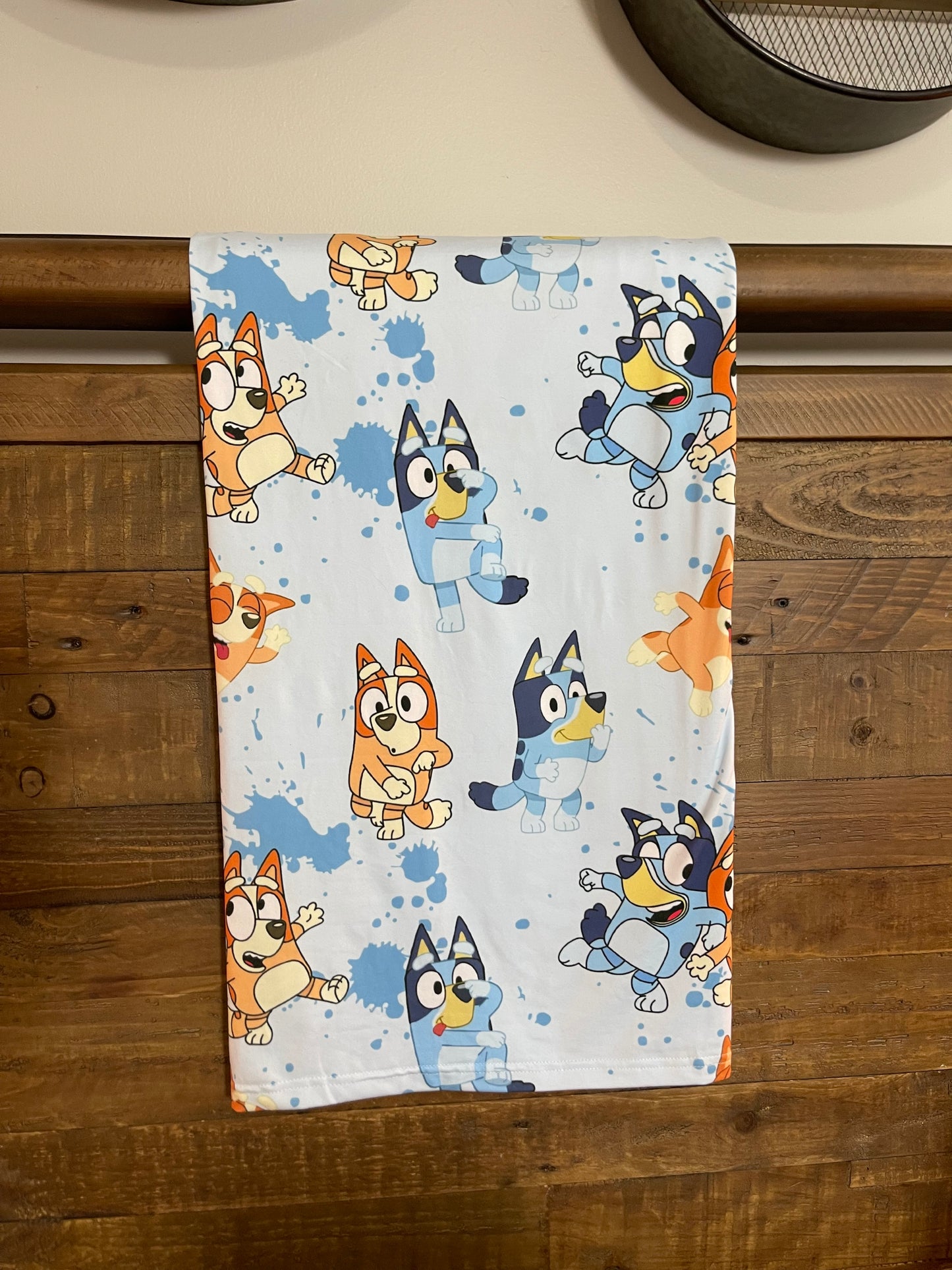 Dancing Heeler Splat| Blanket/Swaddle