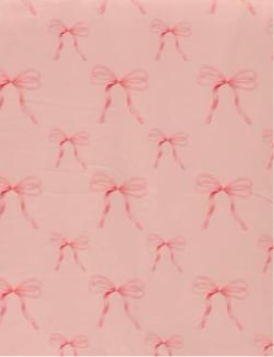 Pink Bows | Fleece Blanket