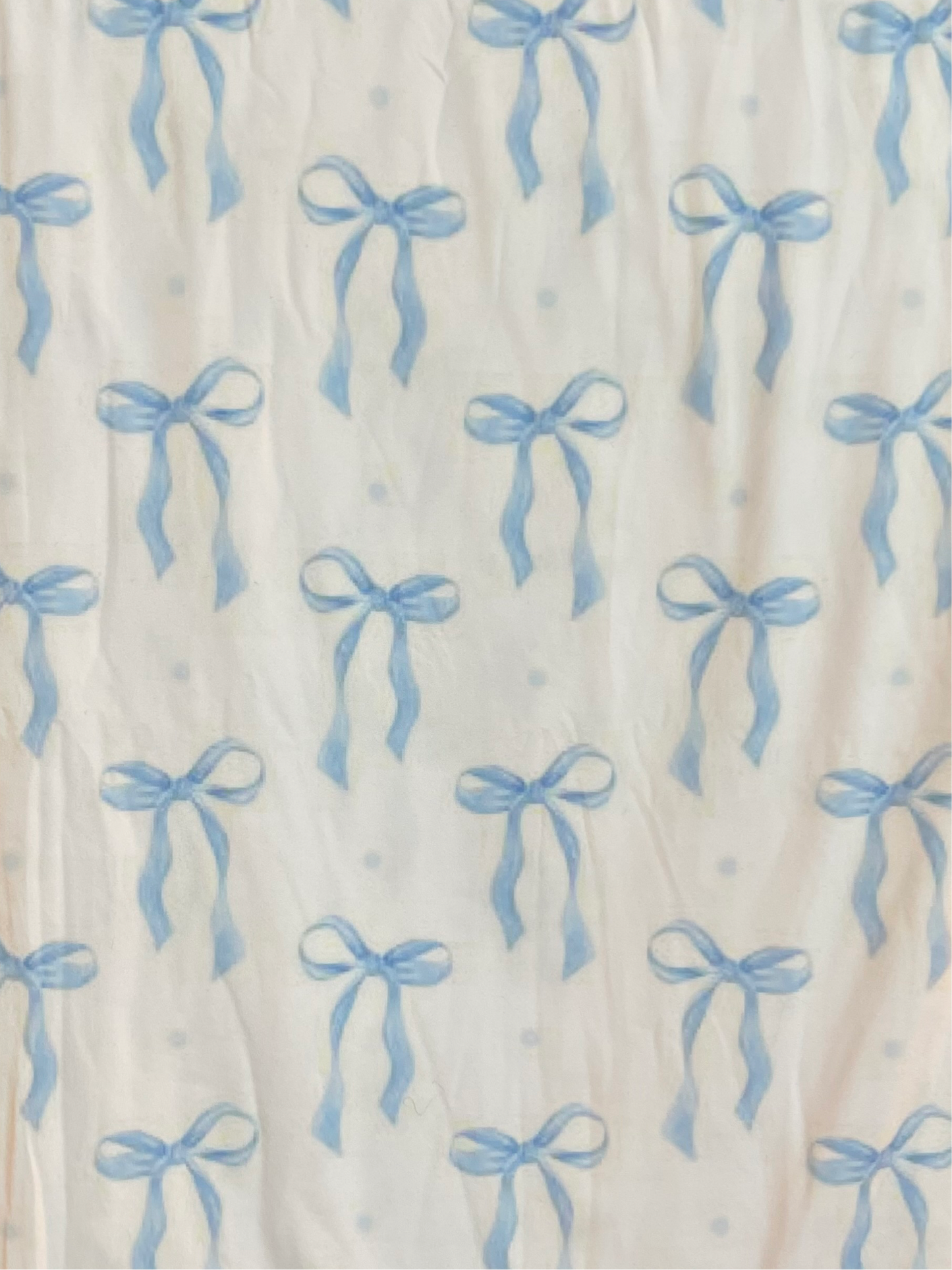 Blue Bows | Fleece Blanket