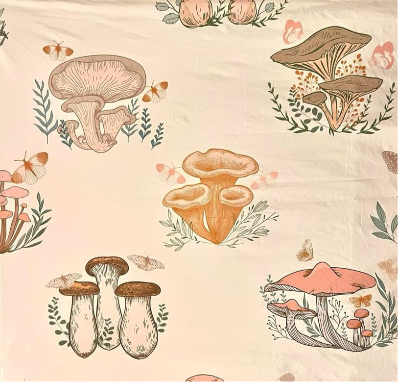 Mystic Mushrooms | Fleece Blanket