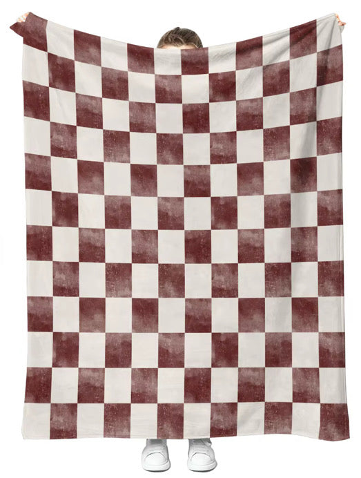 Brown Vintage Checkered