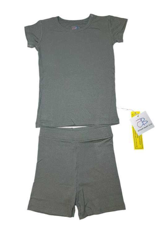 Jason | Solid Ribbed Short Set