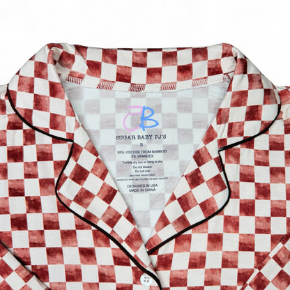 Santa's Checkerboard | Women Pajamas Set