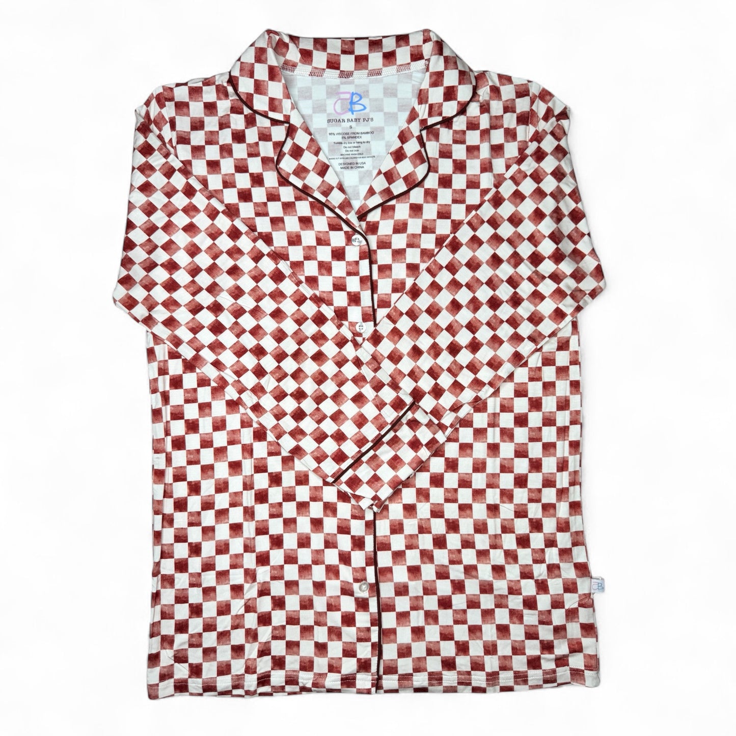 Santa's Checkerboard | Women Pajamas Set